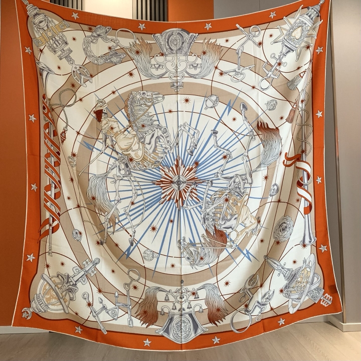 Quality Travel Accessories - Luxury Brand Scarf Large Silk Shawls