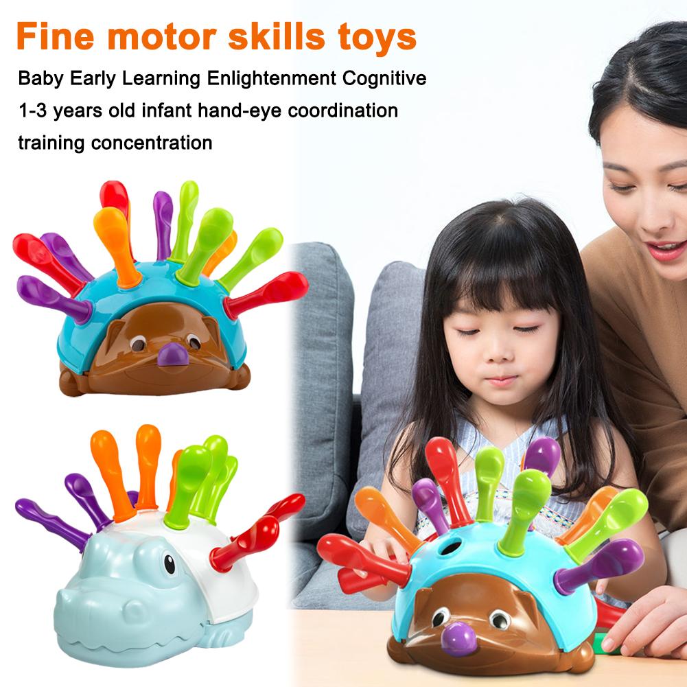 Travel Accessories With Baby - Children's Educational Puzzle Toy Sensory Hedgehog