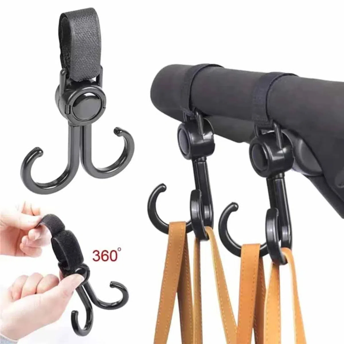 Rotatable Double Hooks Baby St – Travel Accessories With Baby recenzja i cena