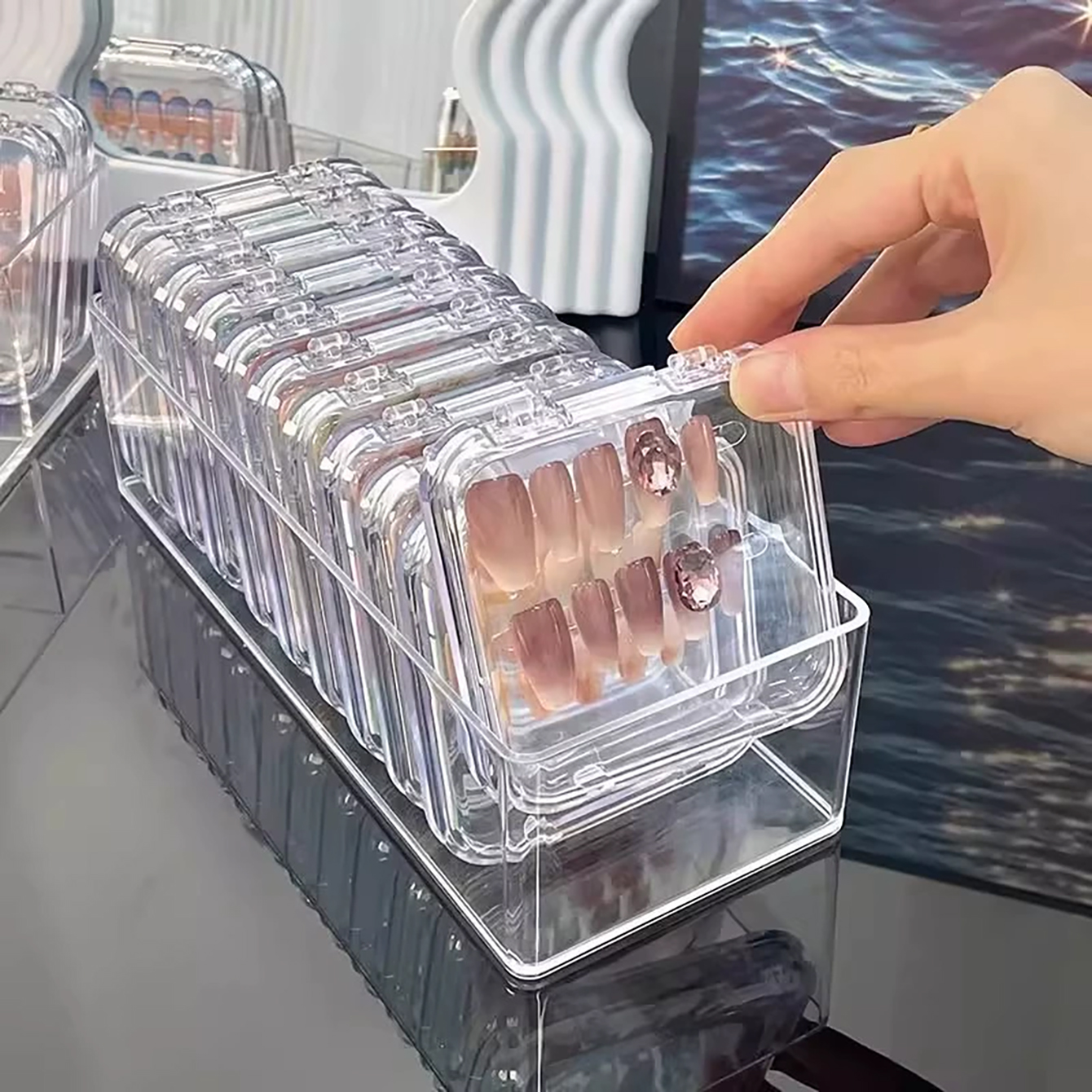 1PCS Hot Selling Transparent A – Travel Accessories Box recenzja i cena