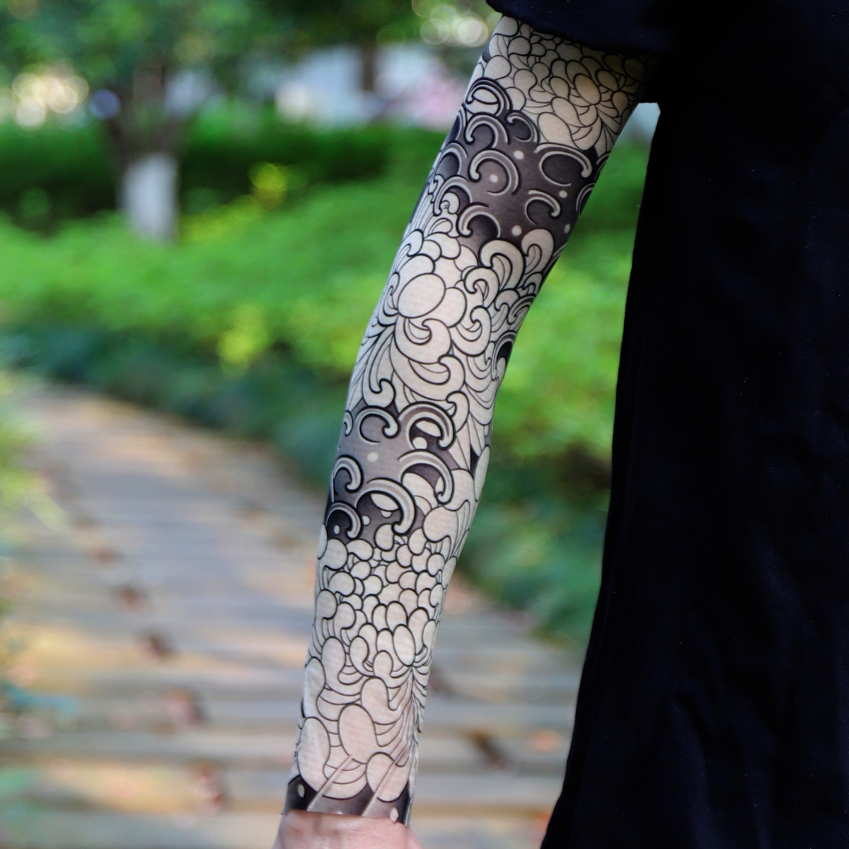 Ultra thin seamle Tattoo Flowe – Travel Accessories Men recenzja i cena
