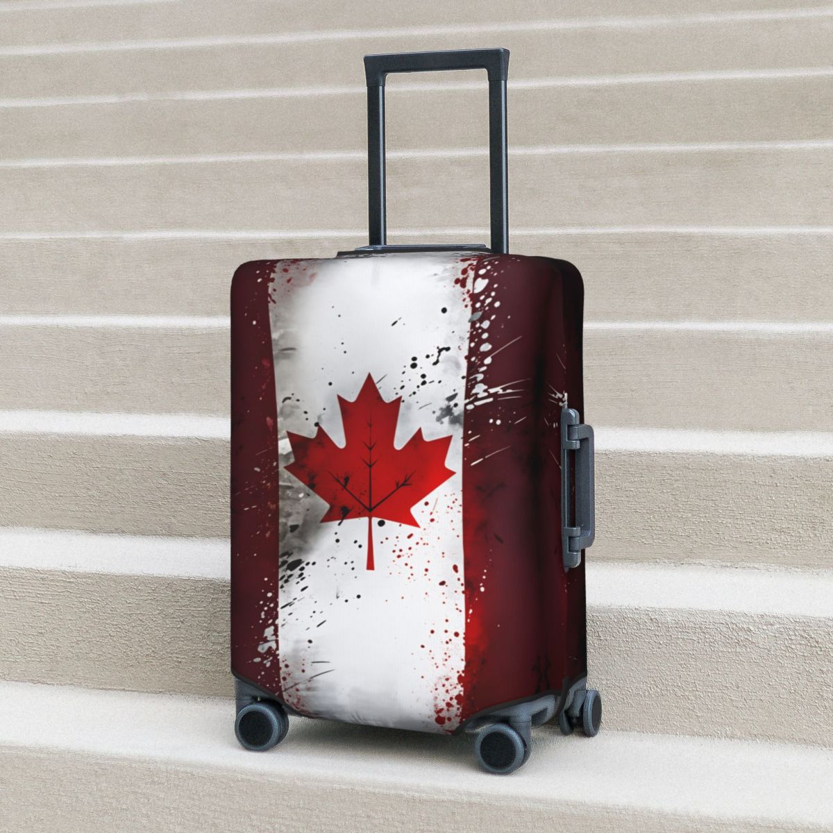 Vintage Canada Flag With Maple – Travel Accessories Canada recenzja i cena