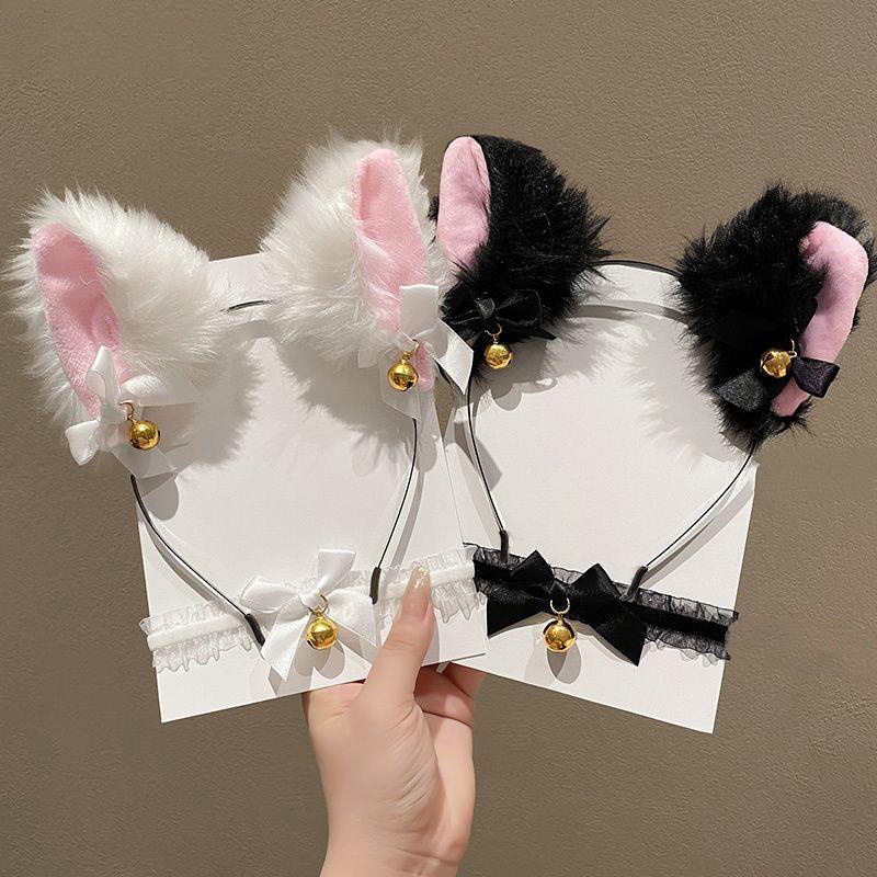 Plush Cat Ear Headband for Wom – Quirky Travel Accessories recenzja i cena
