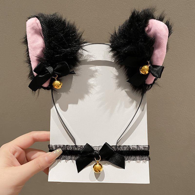 Plush Cat Ear Headband for Wom – Quirky Travel Accessories recenzja i cena