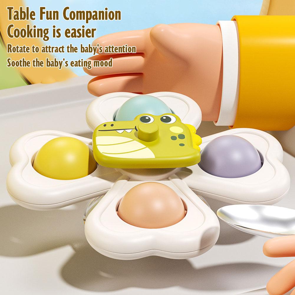 3PCS Suction Cup Rotating Toy  – Travel Accessories With Baby recenzja i cena