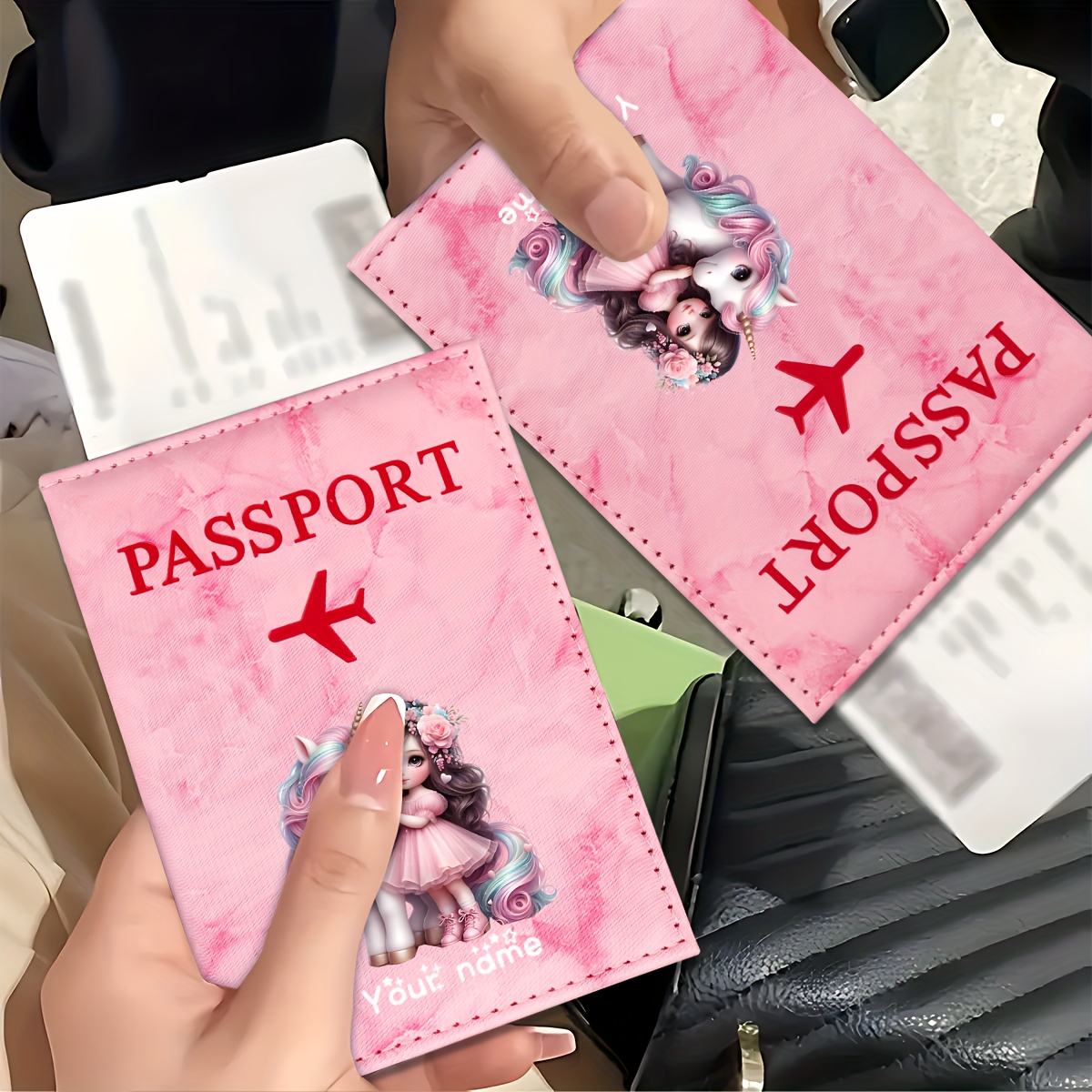 Unicorn Girl Pattern PU Passpo – Quality Travel Accessories recenzja i cena
