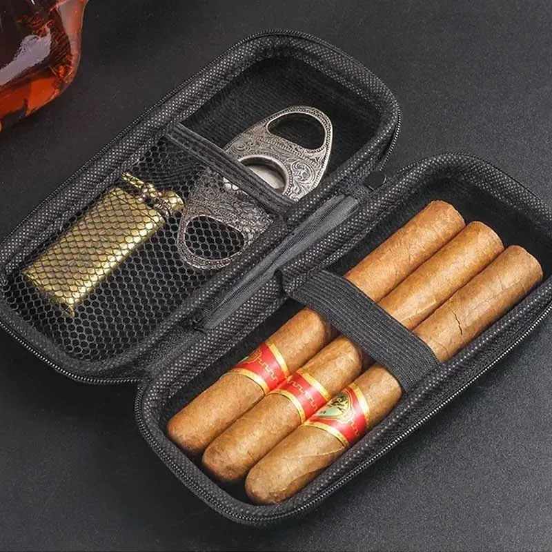 Portable Cigar Case EVA Light  – Travel Accessories Box recenzja i cena