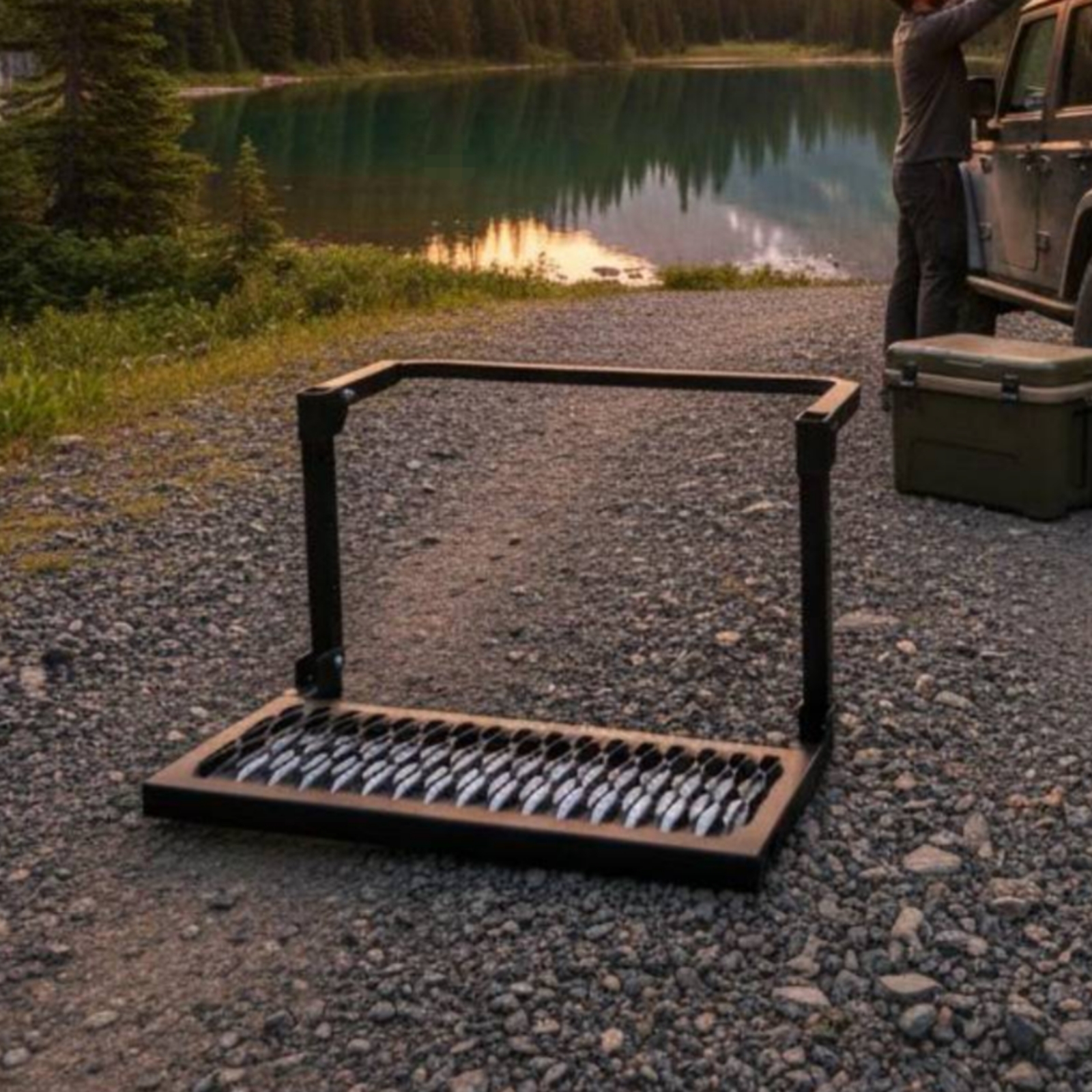 Car Tire Ladder Foldable Tire  – Travel Accessories Car recenzja i cena