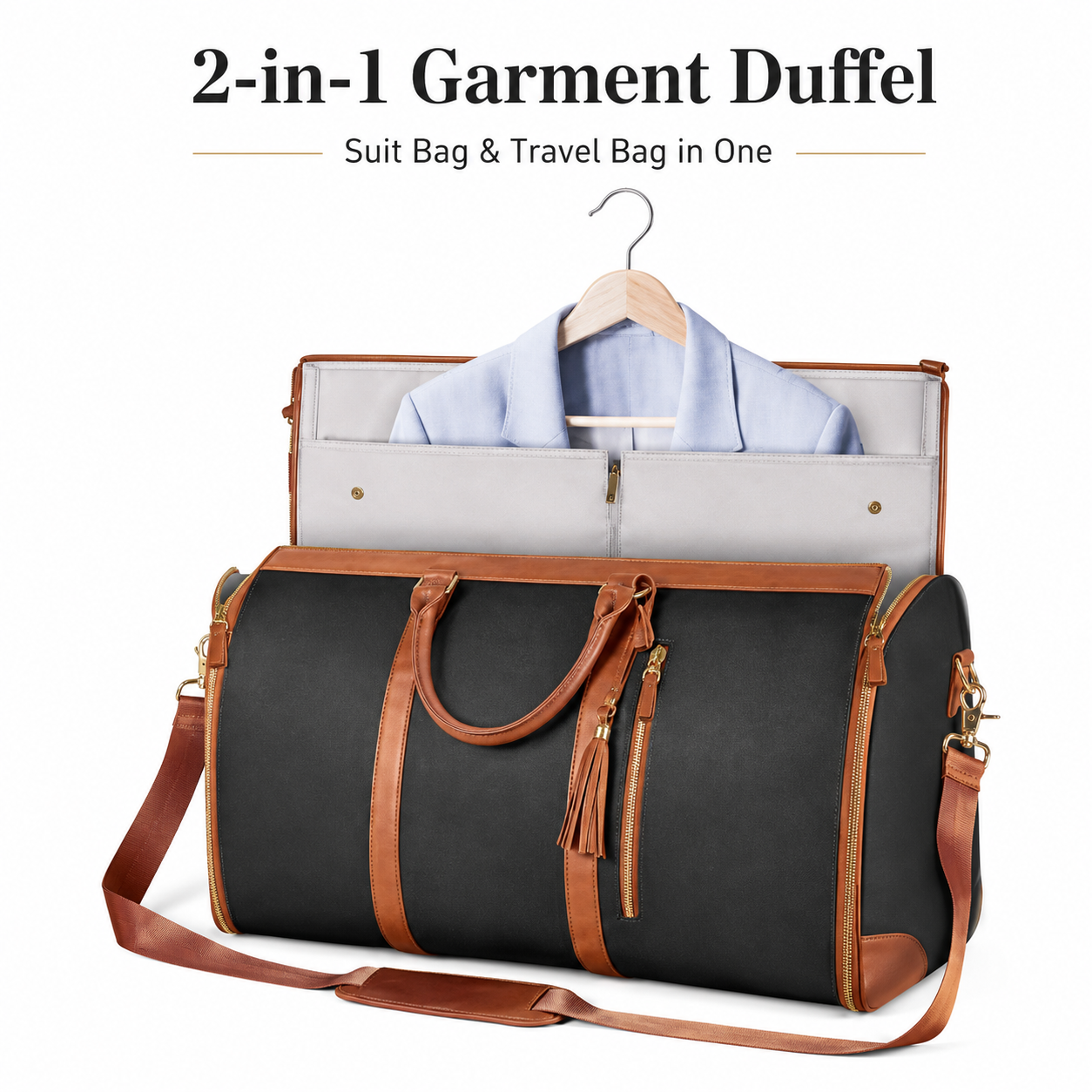 2 in 1 Convertible Garment Duf – Travel Accessories Bag For Men recenzja i cena