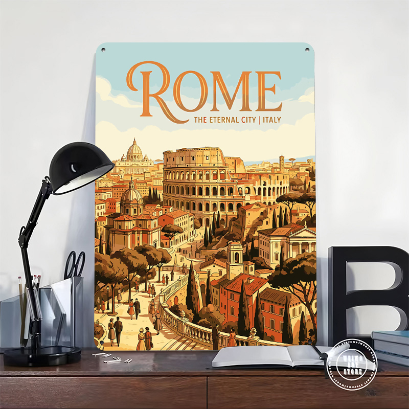 Vintage Rome Travel Printed Po – Travel Accessories Rome recenzja i cena