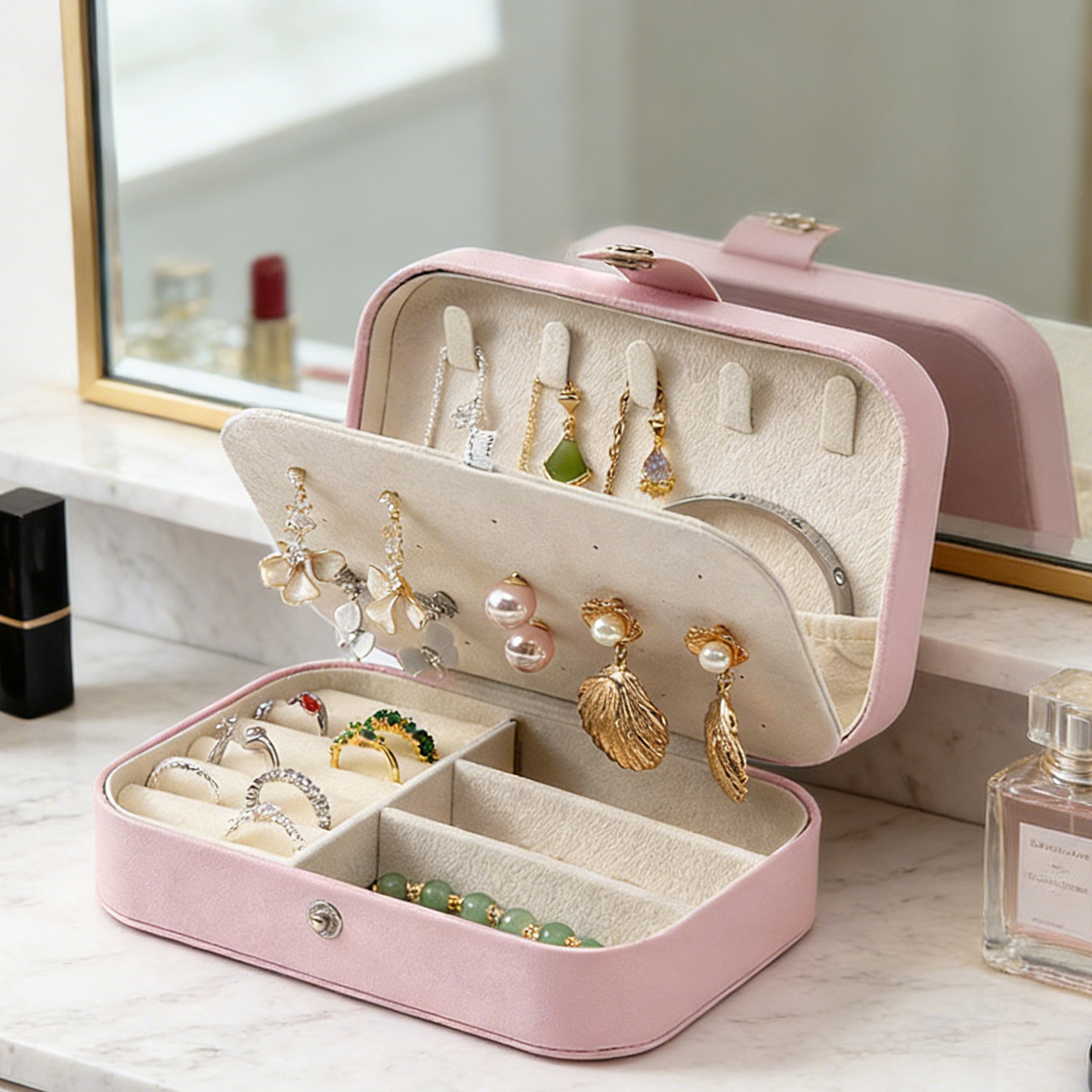 New Portable Multi-Compartment – Travel Accessories Display recenzja i cena