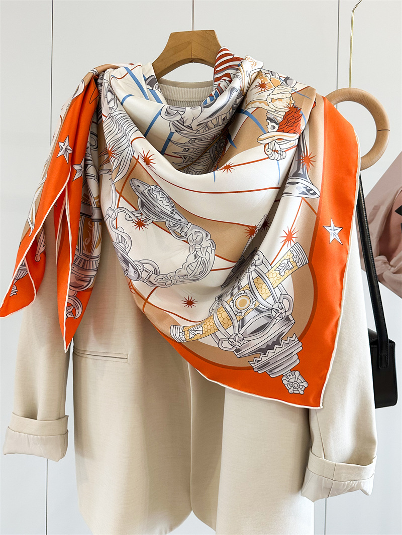 Luxury Brand Scarf Large Silk  – Quality Travel Accessories recenzja i cena