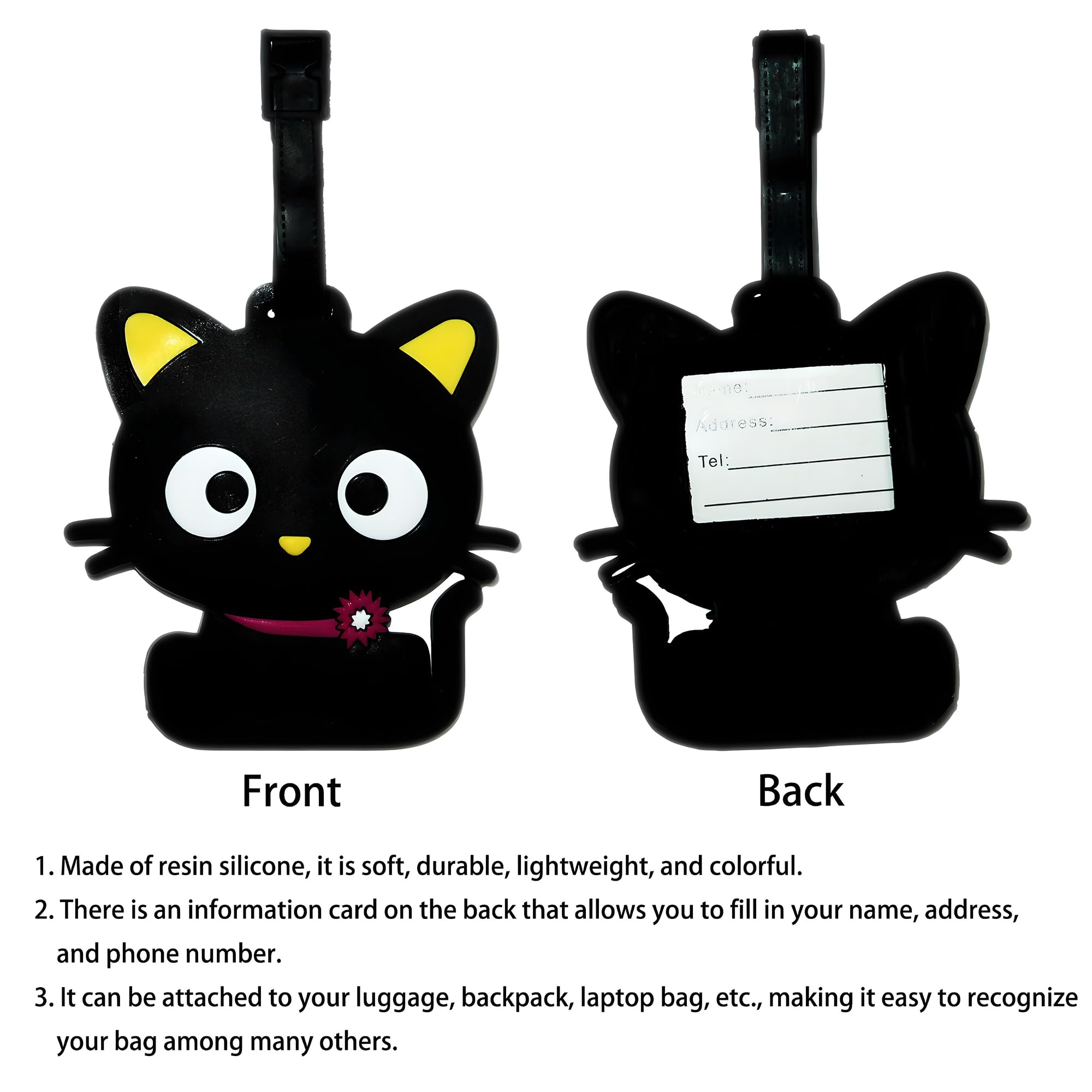 Cute Animal Luggage Tag Travel – Travel Accessories Unique recenzja i cena