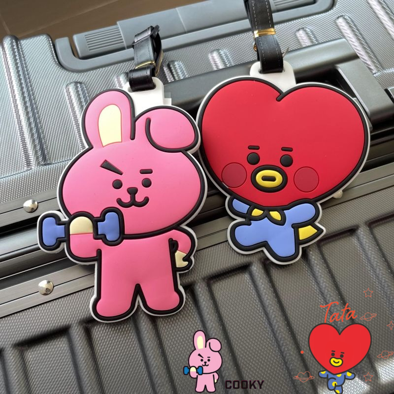 BT21 cartoon cute keychain Kaw – Travel Accessories Unique recenzja i cena