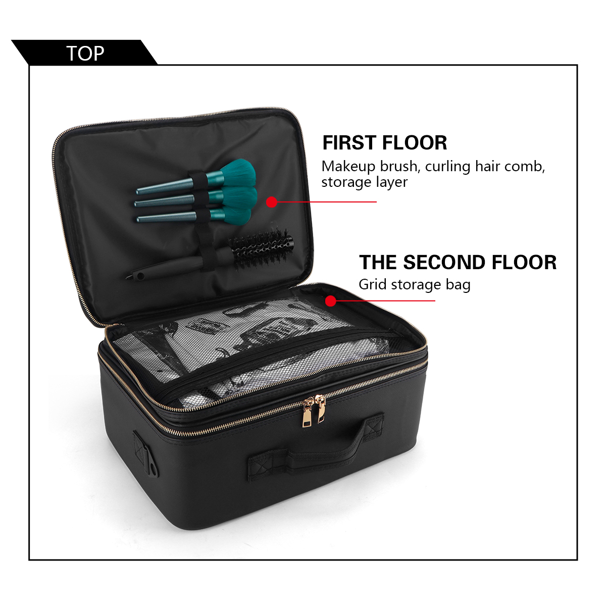 Women Travel Cosmetic Case Org – Travel Accessories Box recenzja i cena