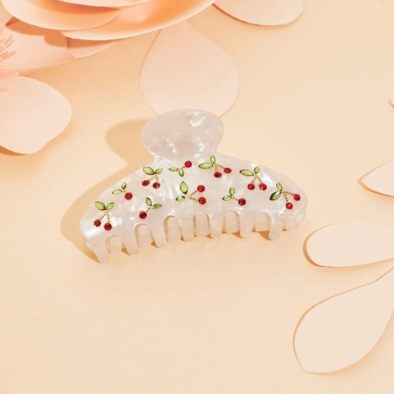 1pc Cherry hair clip, rhinesto – Quality Travel Accessories recenzja i cena
