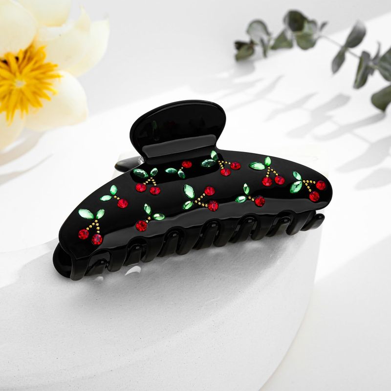 1pc Cherry hair clip, rhinesto – Quality Travel Accessories recenzja i cena