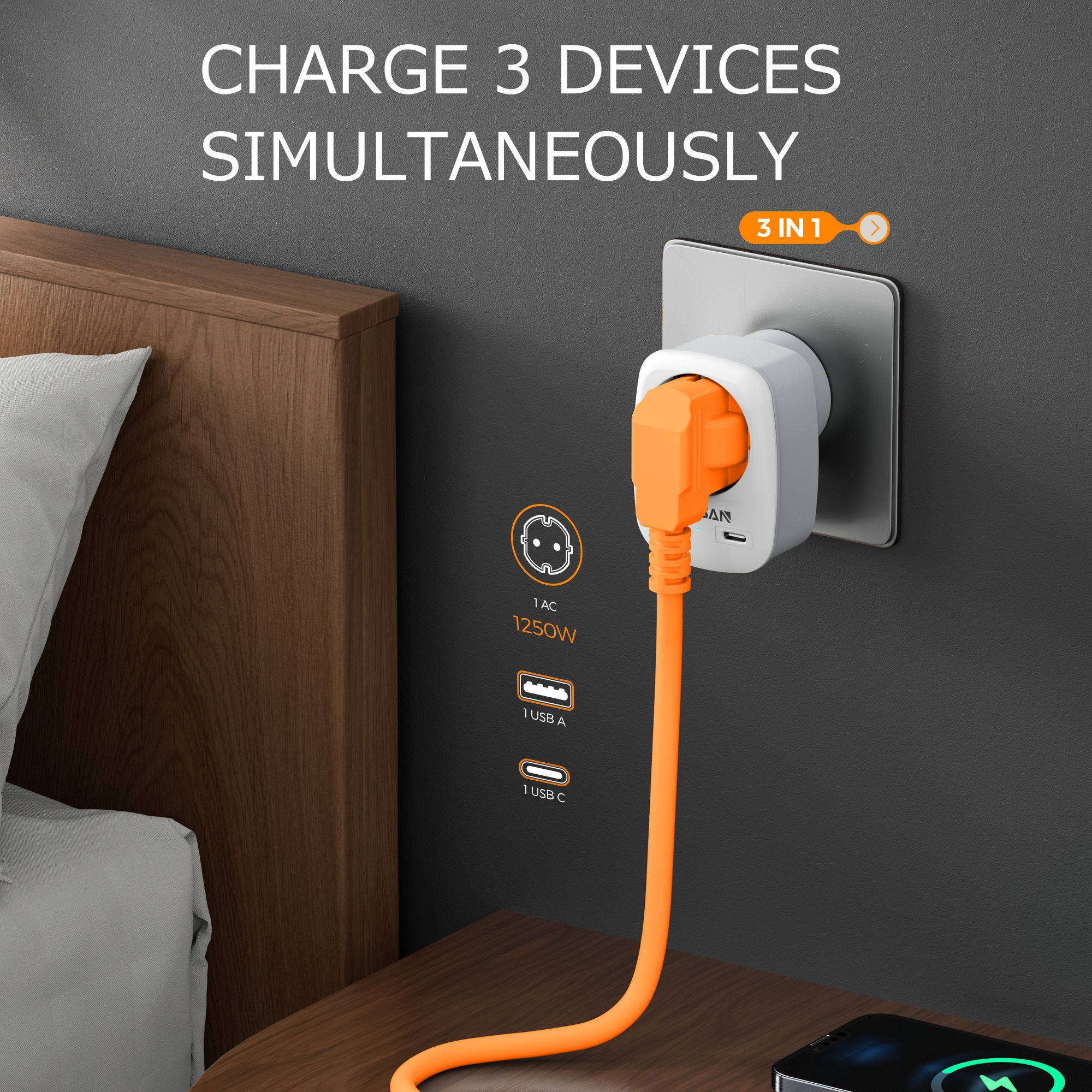 TESSAN Travel Adapter EU To US – Travel Accessories Canada recenzja i cena