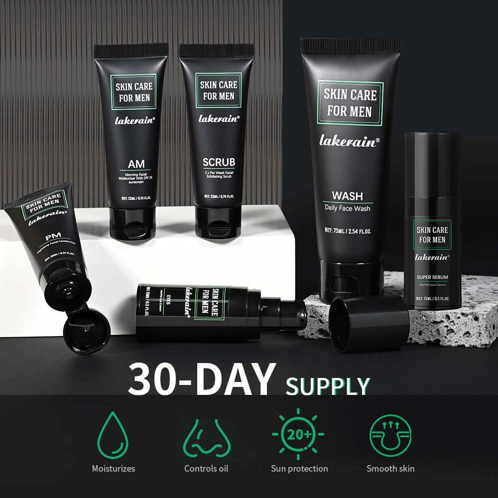 Lakerain Skin Care for Men Kit – Travel Accessories Men recenzja i cena
