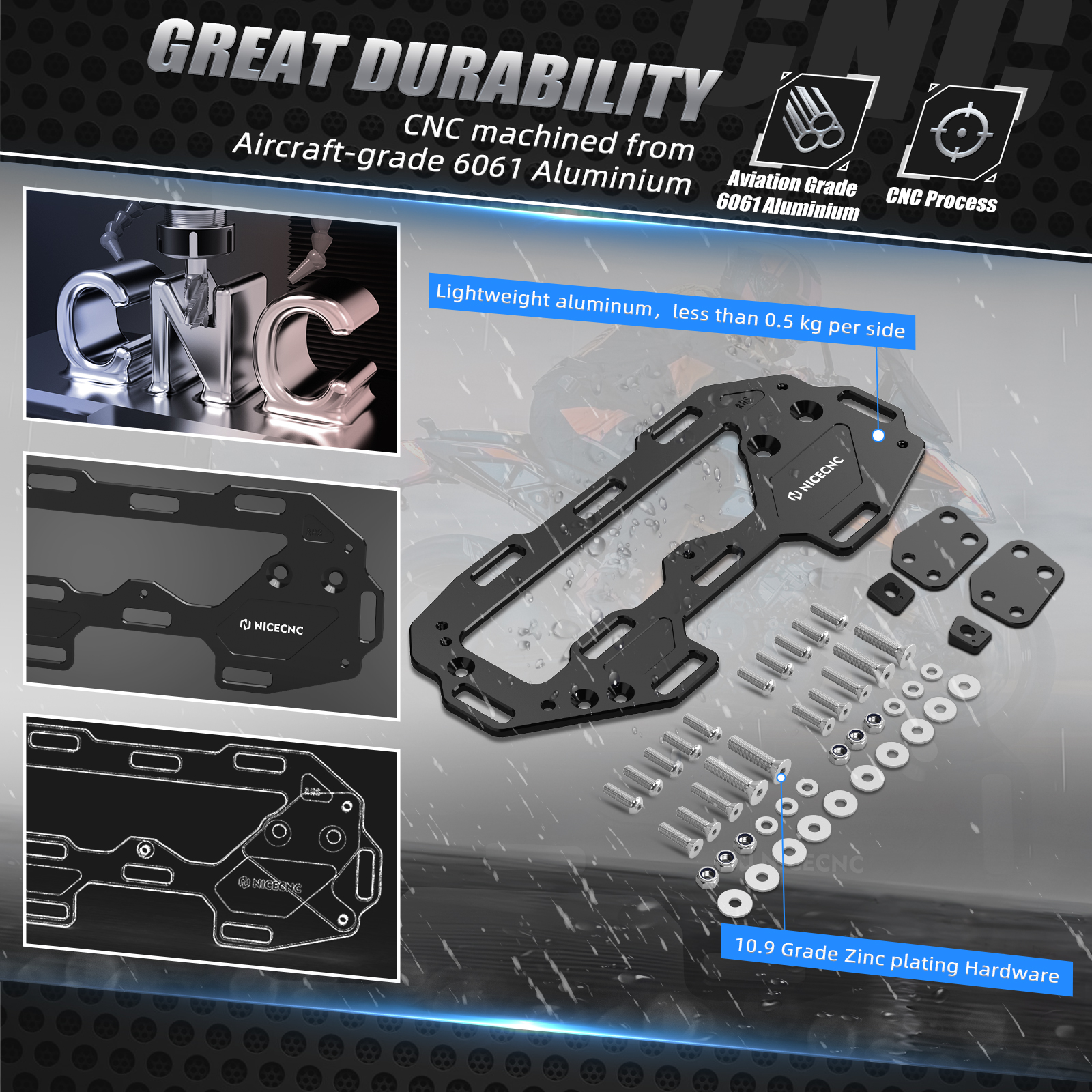 NICECNC For KTM 1290 Super Adv – Travel Accessories Unique recenzja i cena