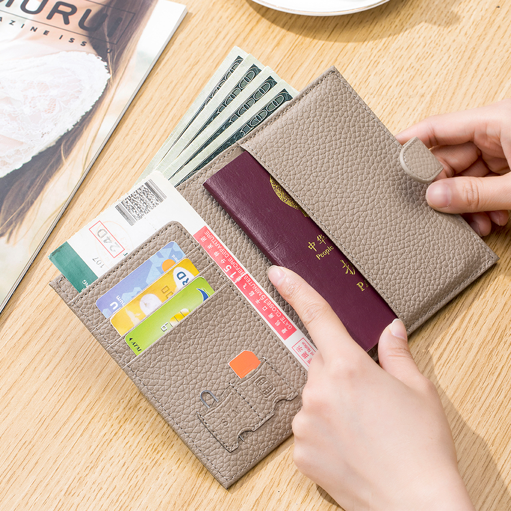Genuine Cow Leather Passport H – Travel Accessories Bag For Men recenzja i cena