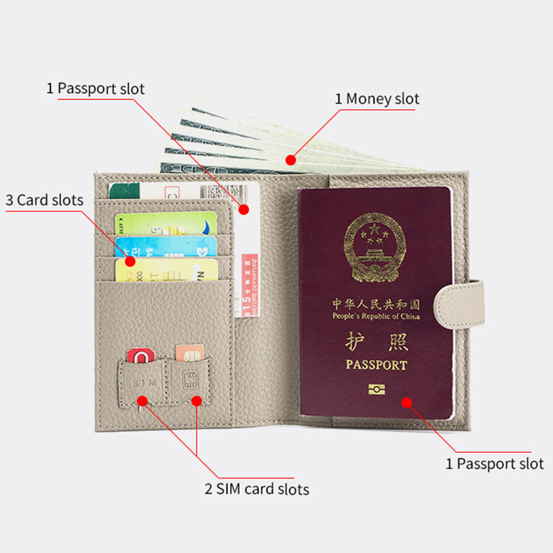 Genuine Cow Leather Passport H – Travel Accessories Bag For Men recenzja i cena