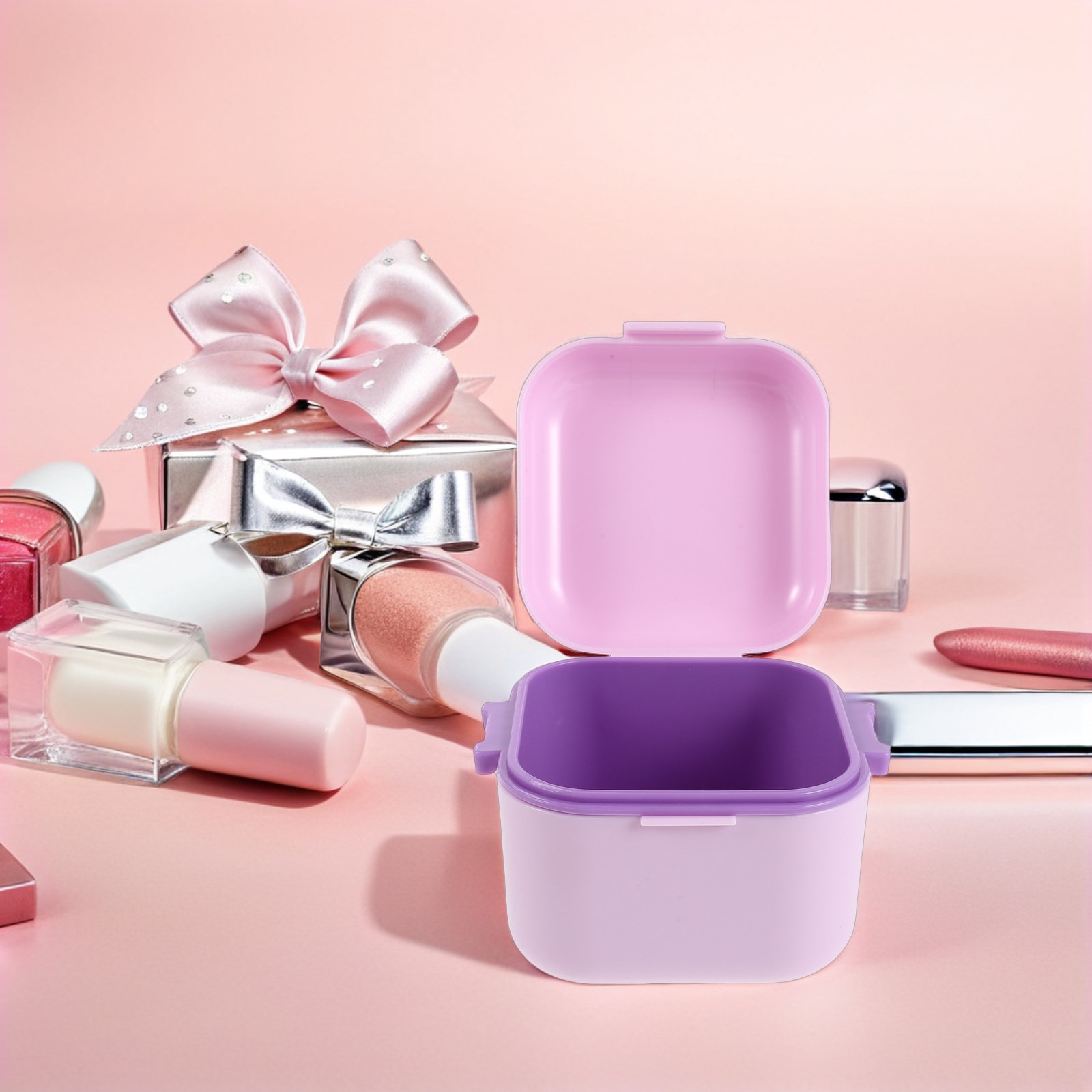 4Pcs Nail Cleaning Box with Fi – Travel Accessories Box recenzja i cena