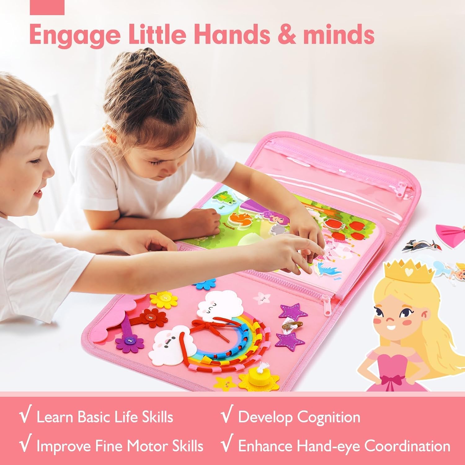 Toddler Busy Board Toys Montes – Travel Accessories With Baby recenzja i cena