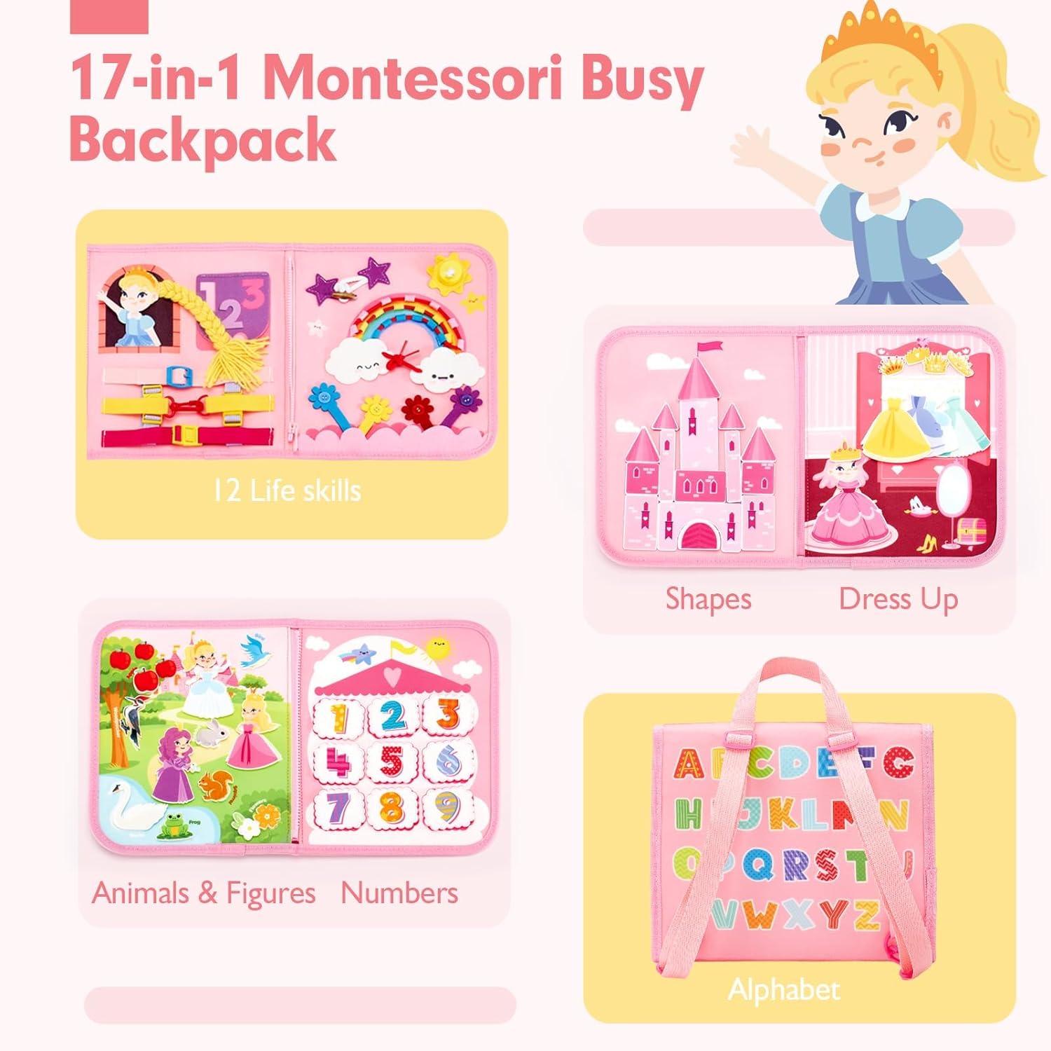 Toddler Busy Board Toys Montes – Travel Accessories With Baby recenzja i cena