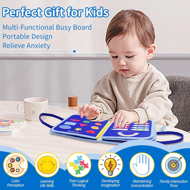 New Busy Board for Toddlers Se – Travel Accessories With Toddler recenzja i cena