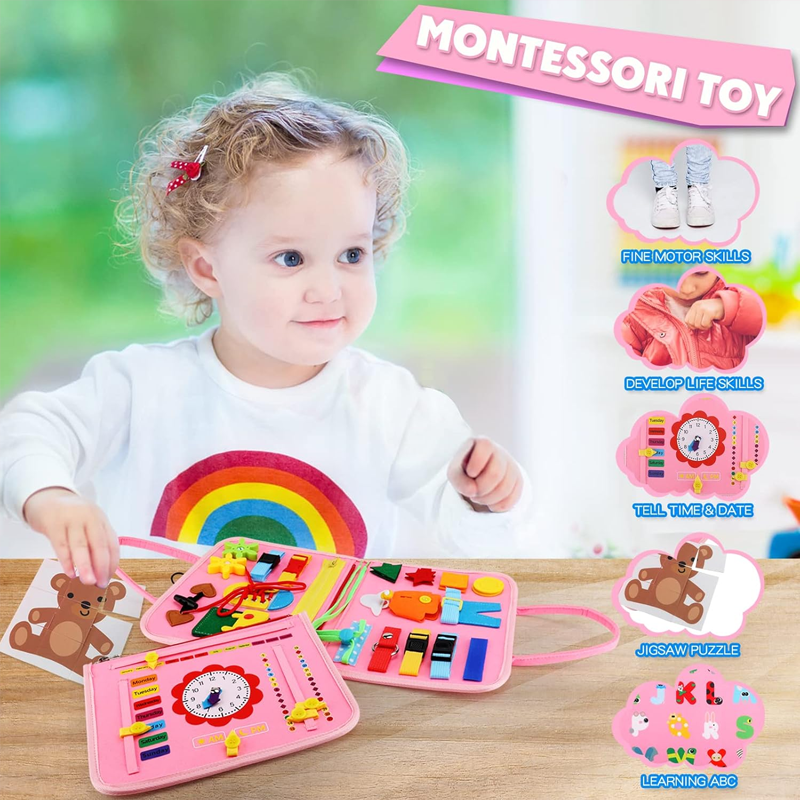 New Busy Board for Toddlers Se – Travel Accessories With Toddler recenzja i cena