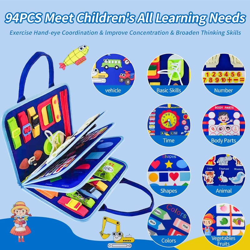 New Busy Board for Toddlers Se – Travel Accessories With Toddler recenzja i cena
