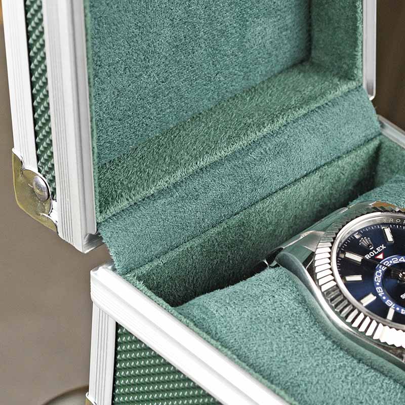 Portable Aluminum Watch Boxes  – Travel Accessories Display recenzja i cena
