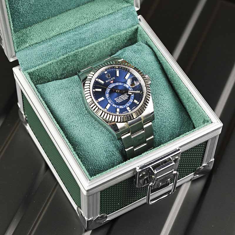 Portable Aluminum Watch Boxes  – Travel Accessories Display recenzja i cena