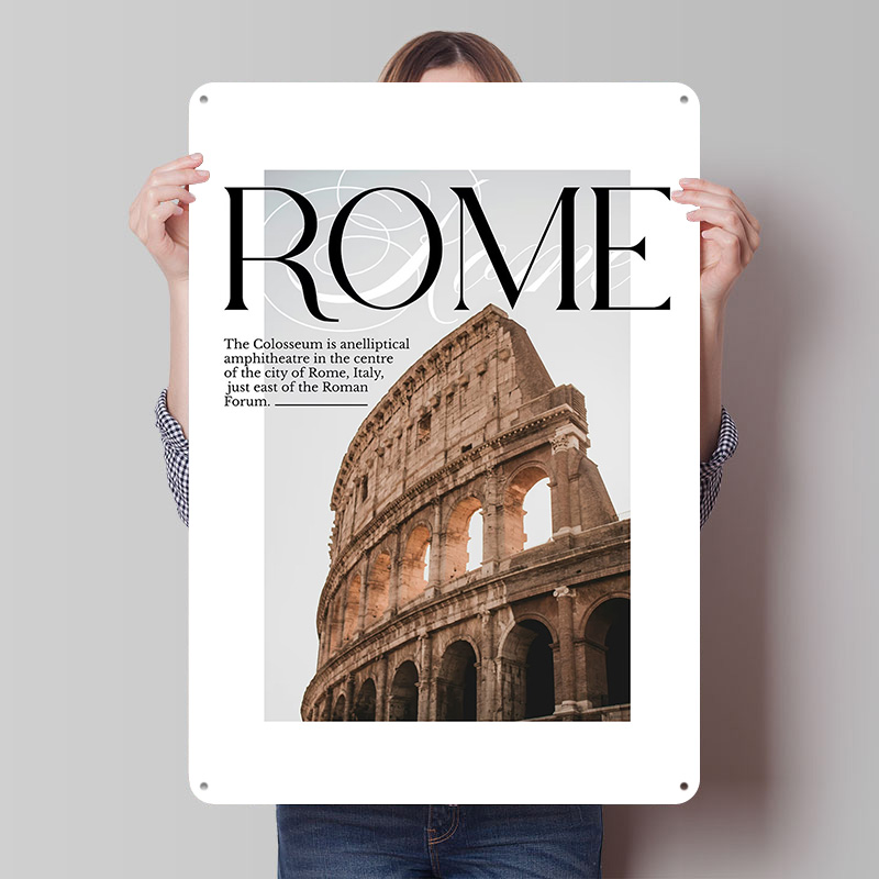 Rome Colosseum Travel Poster C – Travel Accessories Rome recenzja i cena