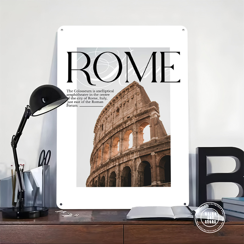 Rome Colosseum Travel Poster C – Travel Accessories Rome recenzja i cena