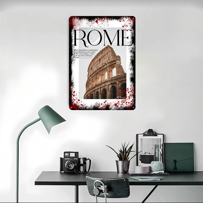 Rome Colosseum Travel Poster C – Travel Accessories Rome recenzja i cena