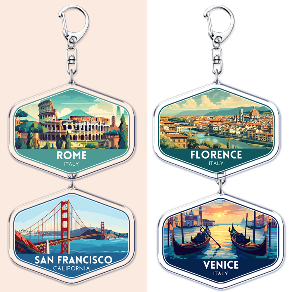 Vintage Travel Souvenir Destin – Travel Accessories Rome recenzja i cena