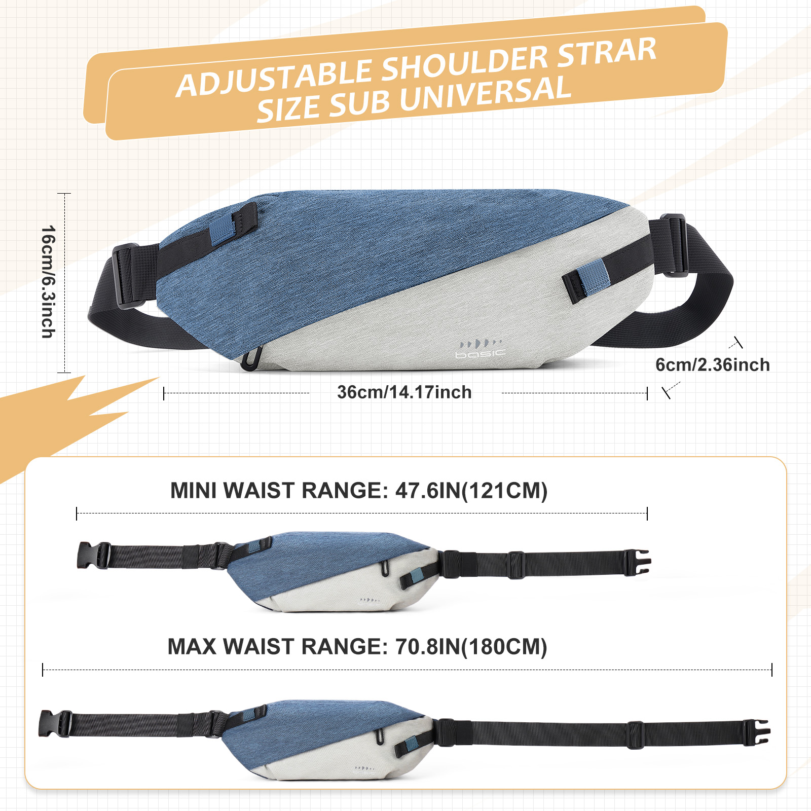 Fashionable Trendy Crossbody B – Travel Accessories Men recenzja i cena