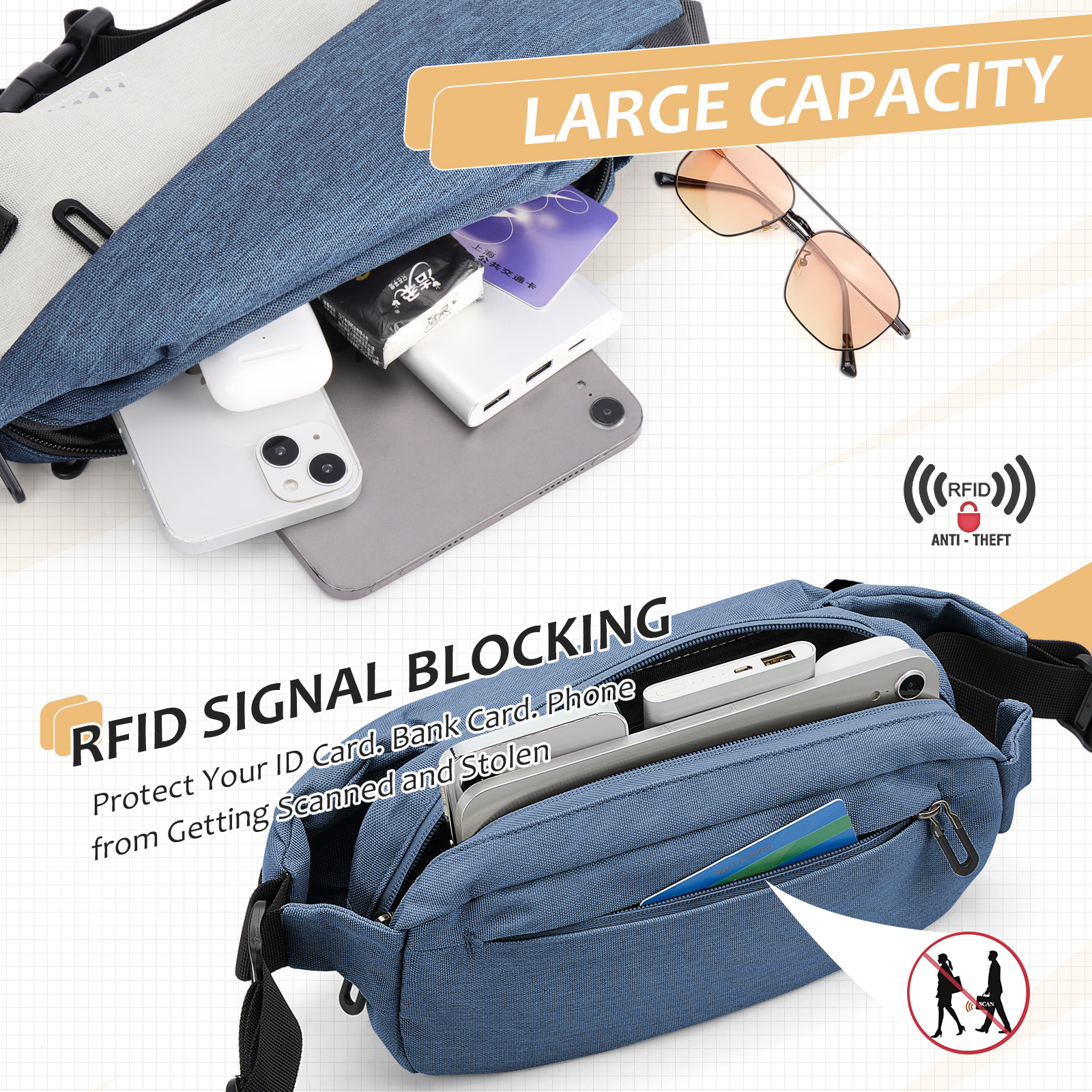 Fashionable Trendy Crossbody B – Travel Accessories Men recenzja i cena