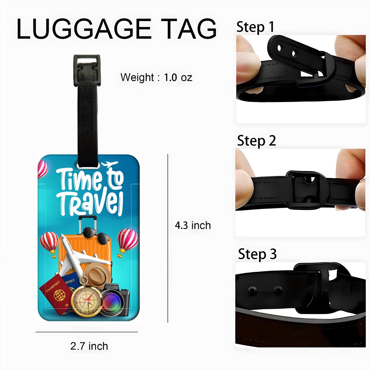 Travel style Luggage Tag Men W – Travel Accessories Unique recenzja i cena