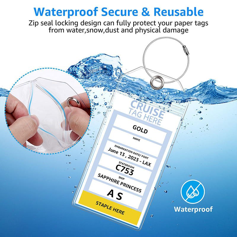 5PCS Vertical Transparent Wate – Travel Accessories Unique recenzja i cena