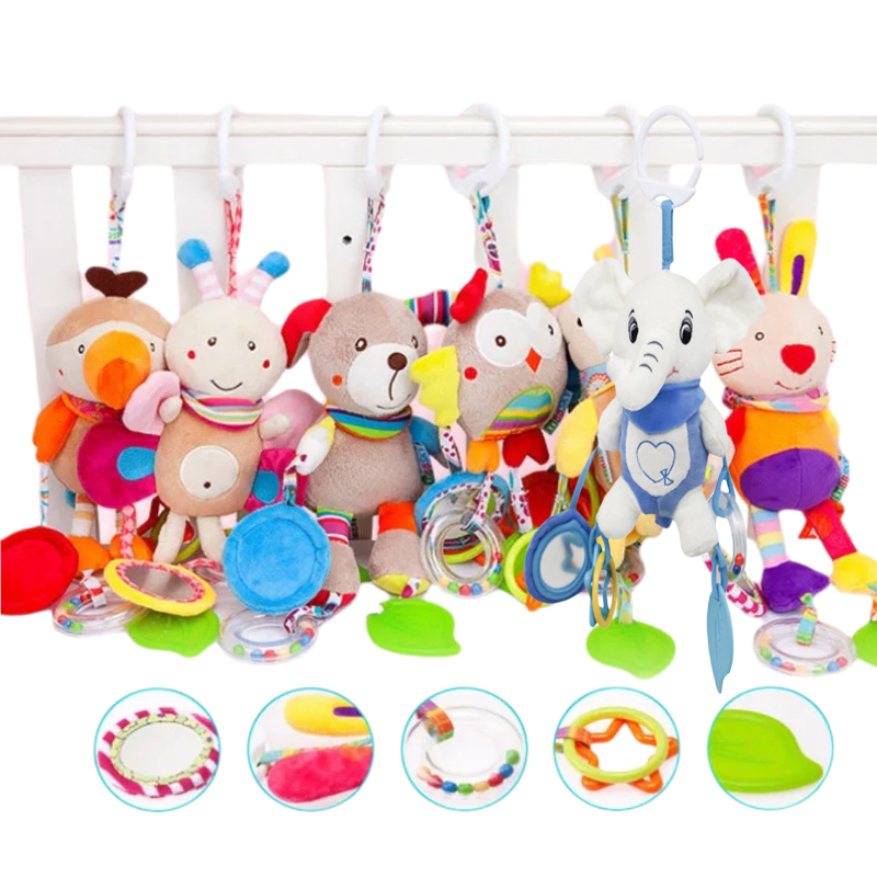 Soft Stuffed Animal Baby Rattl – Travel Accessories With Toddler recenzja i cena