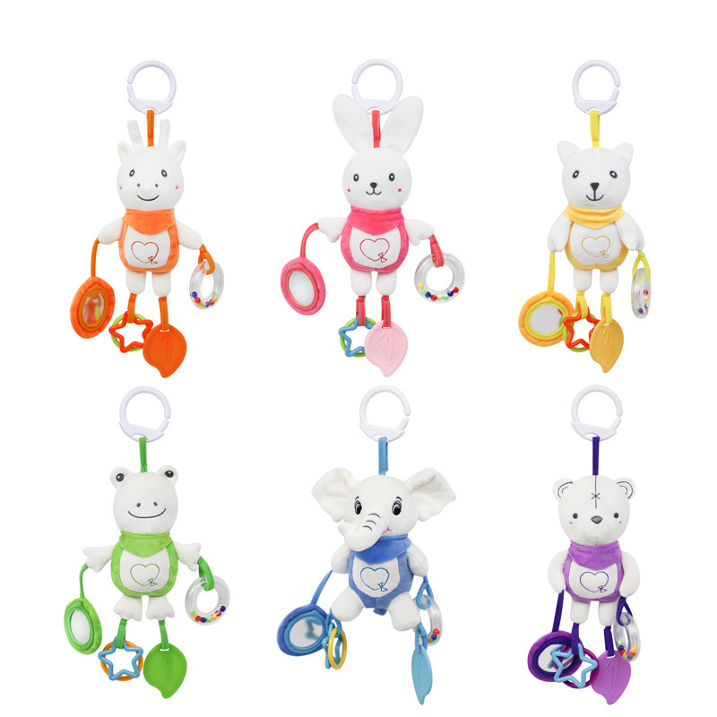 Soft Stuffed Animal Baby Rattl – Travel Accessories With Toddler recenzja i cena