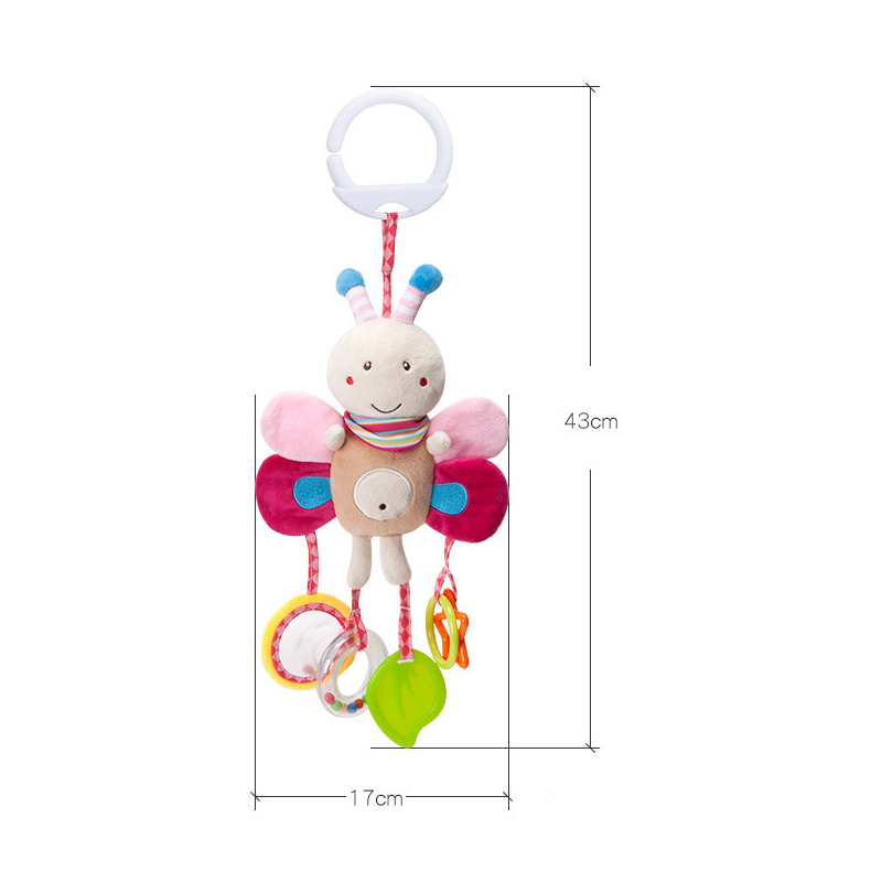 Soft Stuffed Animal Baby Rattl – Travel Accessories With Toddler recenzja i cena