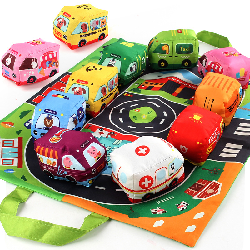 Soft Fabric Car Toy for Babies – Travel Accessories With Baby recenzja i cena