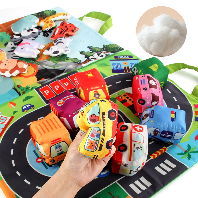 Soft Fabric Car Toy for Babies – Travel Accessories With Baby recenzja i cena