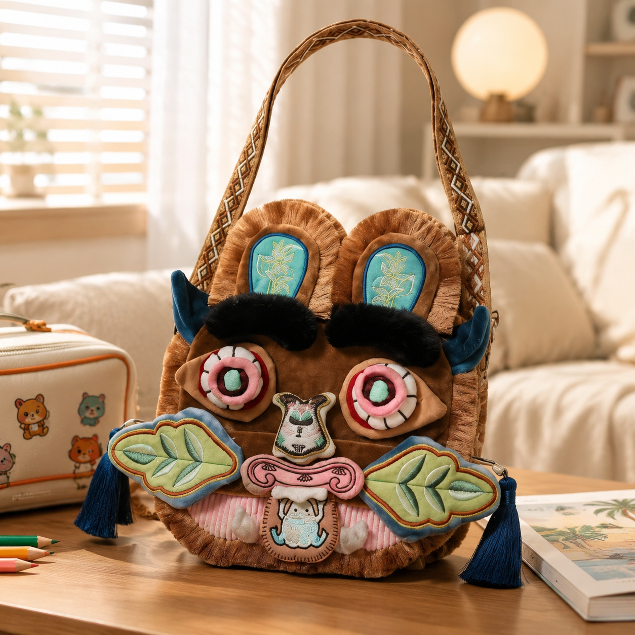 Chinese Style Faux Fur Plush B – Travel Accessories With Toddler recenzja i cena