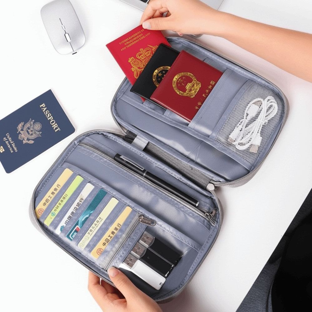 Creative Solid Color Passport  – Travel Accessories Bag For Men recenzja i cena