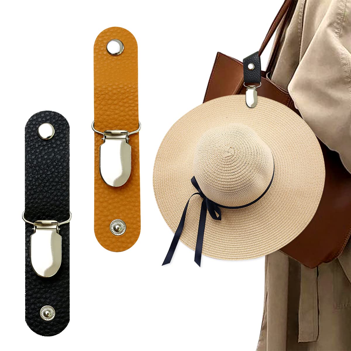 PU Leather Hat Clip for Travel – Travel Accessories Bag For Men recenzja i cena